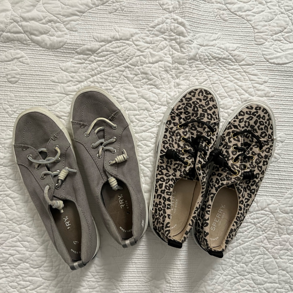 Sperry Sneakers- 2 pr- 7 - worn a few times